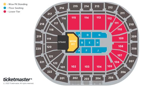 Busted Seating Plan Manchester Arena