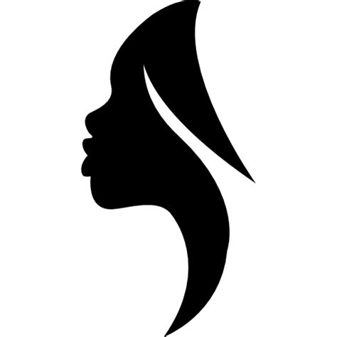 Silhouette Female Side Vector Png Download 512512 Free