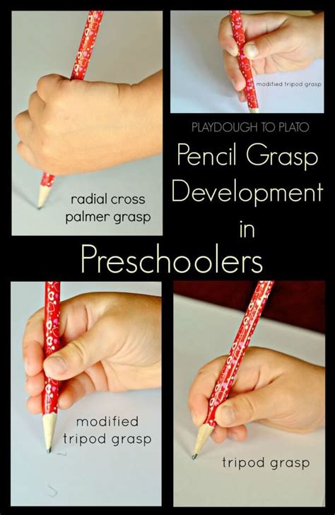 Pencil Grasp Development In Preschoolers Preschool Writing Preschool