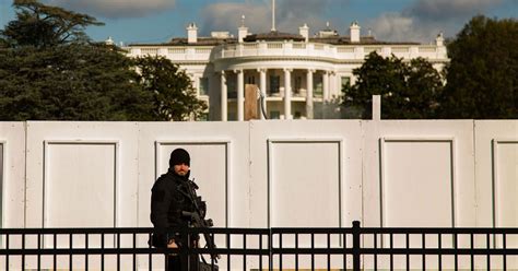 Green / white for safety and first aid. With 'Non-scalable' Fence, White House Barricades Itself In