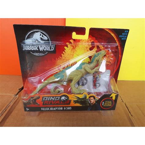 Mattel Jurassic World Dino Rivals Velociraptor Echo Shopee Malaysia