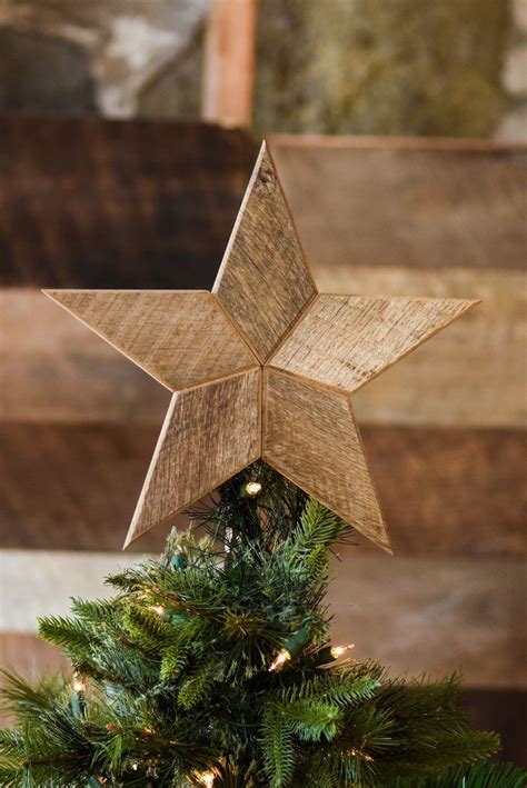 Natural Star Christmas Tree Topper Decoration 12 Inch Star Etsy