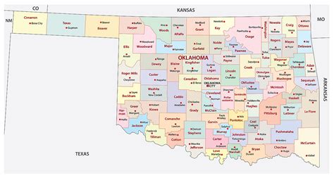 Oklahoma Maps And Facts Weltatlas