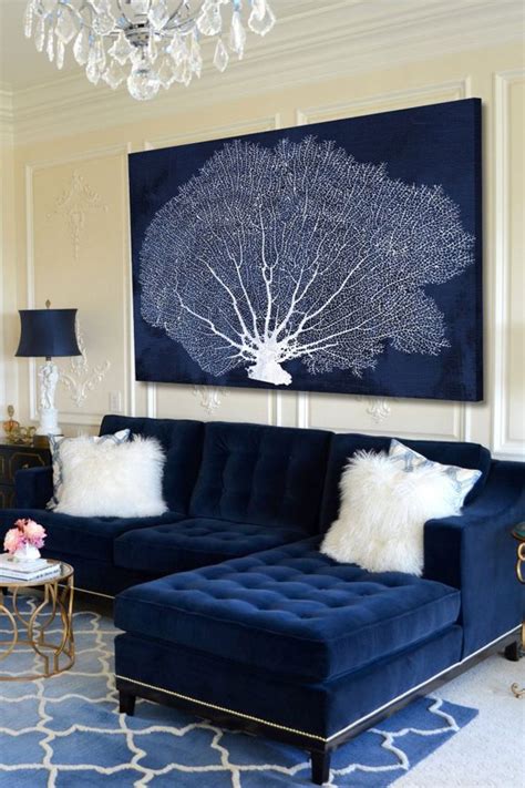 Navy Blue Living Room Ideas Adorable Homeadorable Home