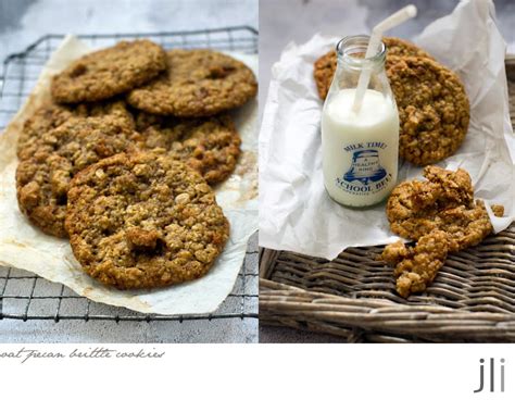 Oatmeal And Pecan Brittle Cookies Delicious Bites