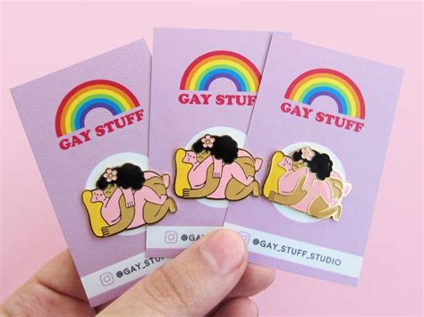 lgbt pins lesbian pin enamel pin queer pin lesbian pride etsy