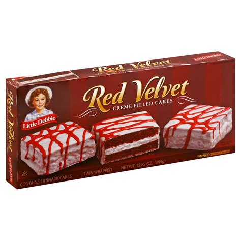 Little Debbie Red Velvet Creme Filled Cakes Shop Snack Cakes At H E B