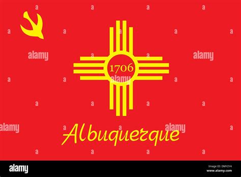 Albuquerque City Flag Stock Vector Image And Art Alamy
