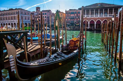 Venetian Gondola Venice Veneto Italy Rossi
