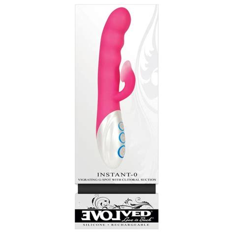 Evolved Instant O With Clitoral Suction 8 Function Silicone Rechageable