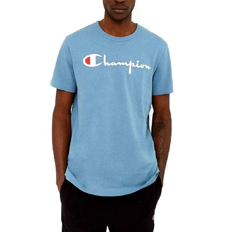 Champion Mens Big And Tall Heritage Graphic T Shirt 2xl Coast Blue