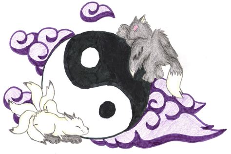 Chibi Foxes Of Ying And Yang By Shikathefox On Deviantart