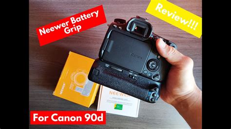 Neewer Battery Grip For Canon 90d Bg E14 Youtube