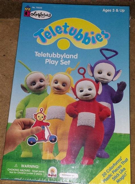 Teletubbies Colorforms Teletubbyland Play Set Brand New And Sealed