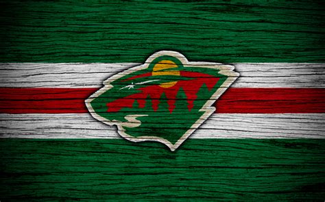 Golden knights defenseman swoops in to make terrific desperation glove save. Download wallpapers Minnesota Wild, 4k, NHL, hockey club, Western Conference, USA, logo, wooden ...