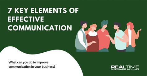 7 Key Elements Of Effective Communication Rtrs