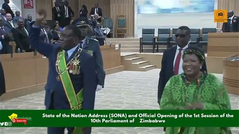 Watch President Mnangagwa After State Of The Nation Address Youtube