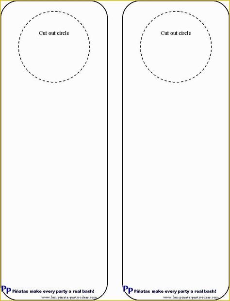 Custom Door Hanger Template
