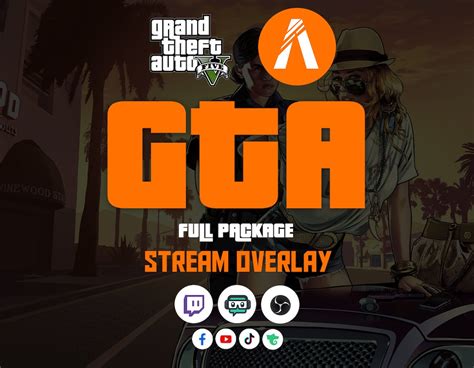 Gta V Fivem Big Twitch Stream Overlay Gta Animated Twitch Overlay Fivem