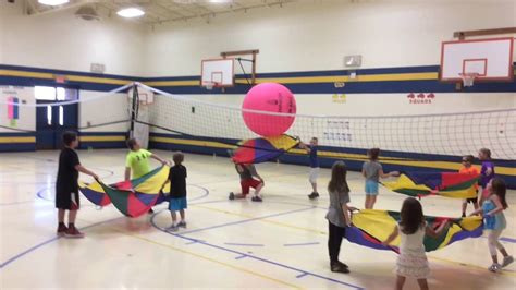Big Ball Volleyball Physical Education Games Team Building