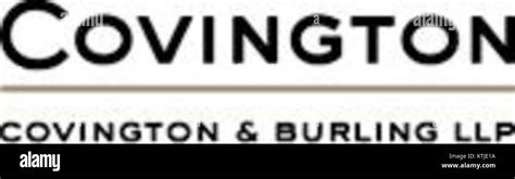 Covington Burling Logo Stock Photo Alamy