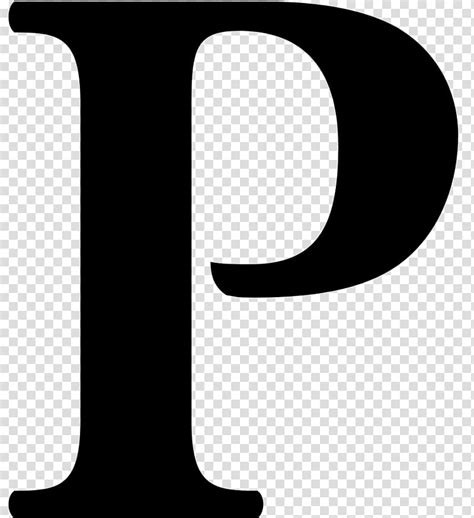 Linux Libertine Letter Font Letter P Transparent Background Png