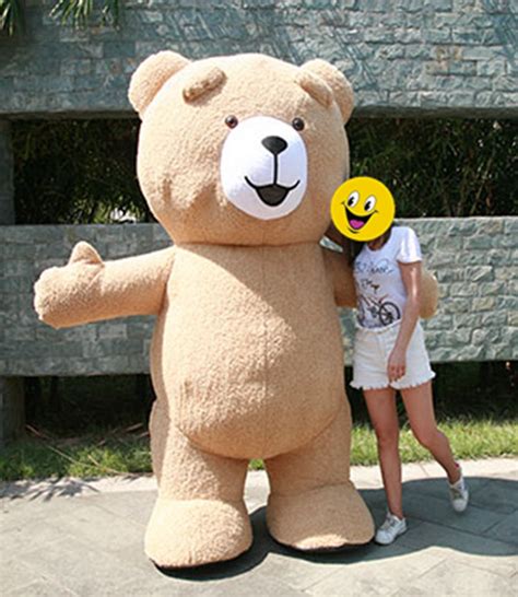 Giant Inflatable Teddy Bear Costume Multiple Colors Plush Mascot Bear