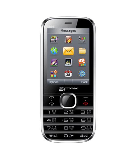 Micromax X-293 Black - Feature Phone Online at Low Prices | Snapdeal India