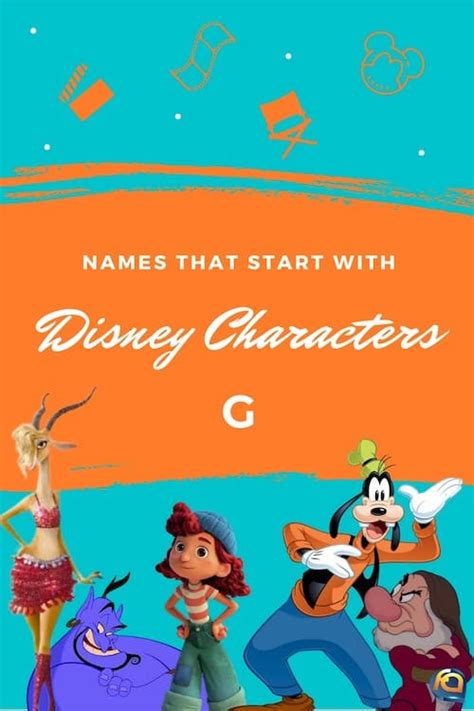 Disney Characters That Start With G Featured Animation