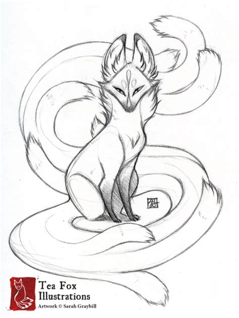 Teafoxillustrations Fox Sketch Fox Illustration Fox Drawing Sketches