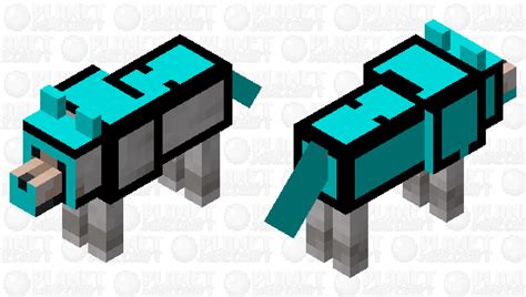 Neon Doggo Minecraft Mob Skin