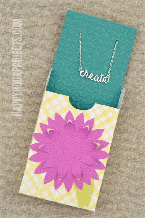 I had these paper heart beads left over from when i used to make earrings. How to Make a Jewelry Gift Box - Happy Hour Projects