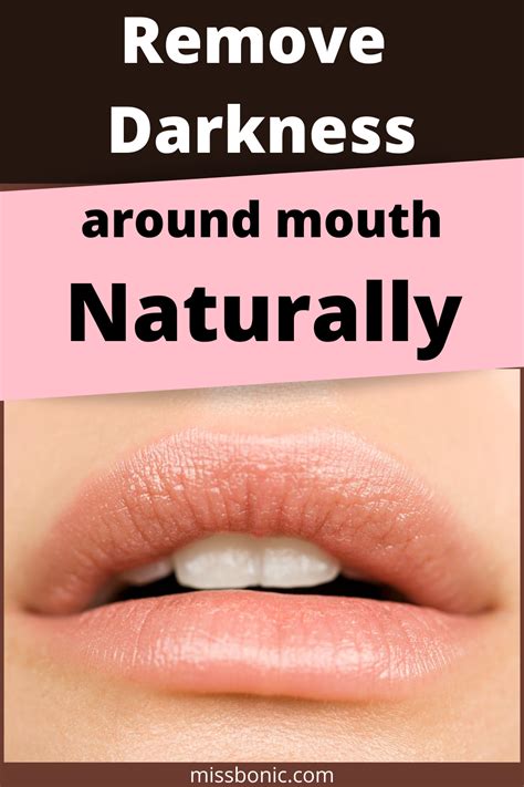 Remove Darkness Around The Mouth Naturally In 2020 Darkness Around