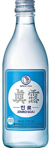 Soju Jinro Zero Sugar 360ml 16 Bebida Destilada Coreana Empório Top Candy