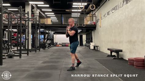Narrow Stance Split Squat Youtube