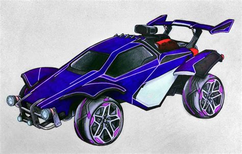 Rocket League Octane Art This Was Drawn By My Friend She Is Actually