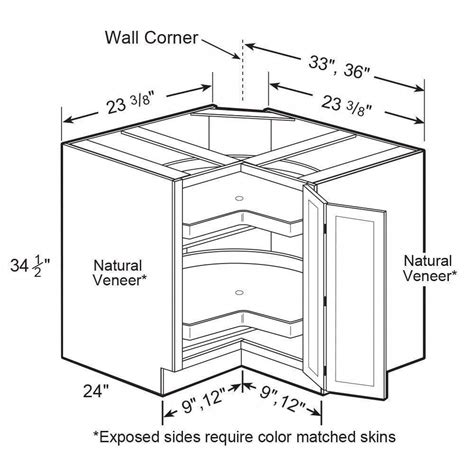 We've identified this problem a long long time ago. Corner base cabinet lazy susan - EZR36SSR-NPW - The Home ...
