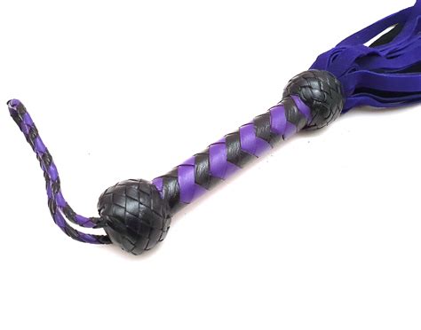 Flogger Suede Leather Flogger Leather Whip Flog Whip Etsy