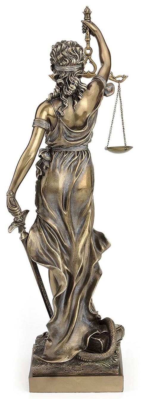 Blind Lady Justice Bronze Statue Rawhidedesign