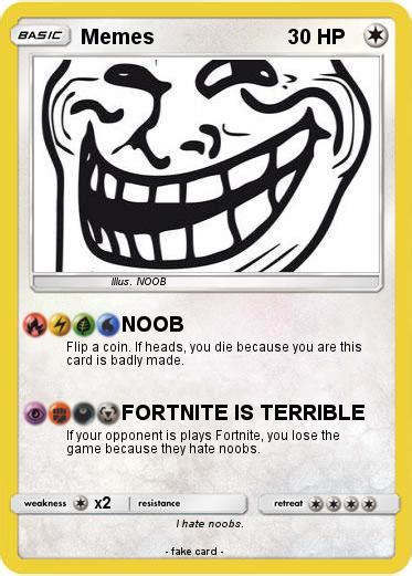 Pokémon Memes 143 143 Noob My Pokemon Card
