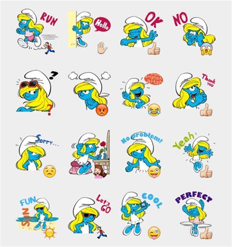 The Smurfs Stickers Set Telegram Stickers Sticker Set Smurfs