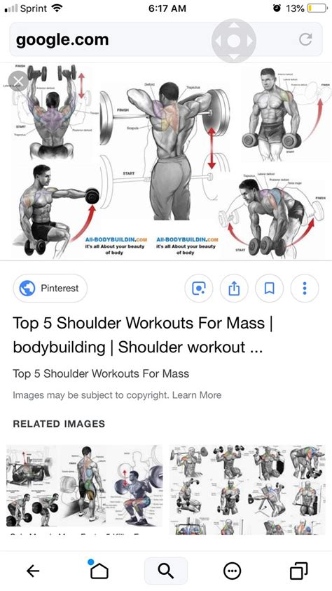 Pin By Terry480 On Workouts Shoulder Workout Shoulder Mass Workout