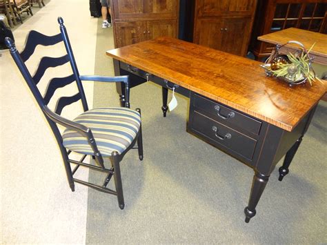 Refresh your home this year with handmade furniture from minnesota. Amish Desk in Tiger Maple. Jasens Furniture