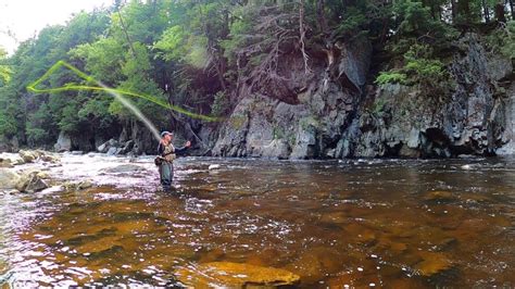 Ausable River Fly Fishing Adirondack Wilderness Ny Youtube