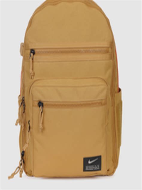 Buy Nike Men Yellow Solid Backpack Backpacks For Men 11547520 Myntra