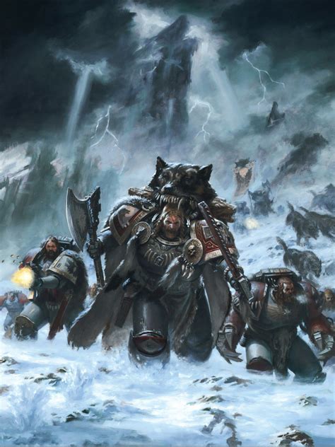 Warhammer 40k Space Wolves Artwork Creative Art