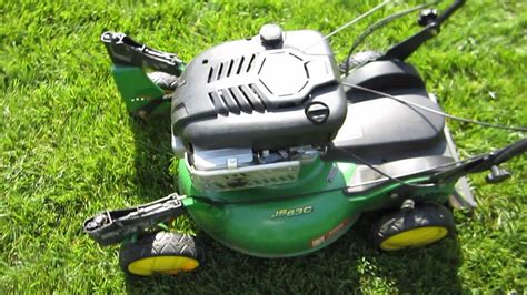 John Deere Js63c Lawn Mower Self Propelled Test And Unlocked Swivels