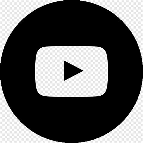 YouTube Computer Icons Youtube Logo Black Png PNGEgg