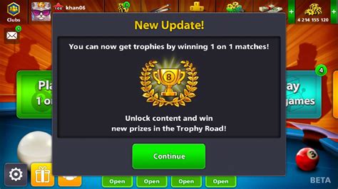 Pick up your cue and hit the pool clubs to challenge the best players. 8 Ball Pool 4.9.0 Beta Version Apk Download Trophy Road - KZR