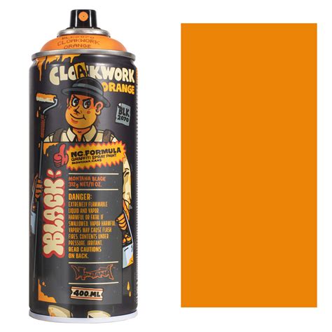 Montana Black Spray Paint 400ml Artist Edition Cloakwork